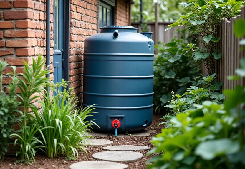 Sistema de cosecha de agua lluvia para jardines en Medellín